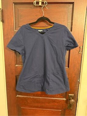 Scrubstar Women's Navy‎ V-Neck Short Sleeve Scrub Top